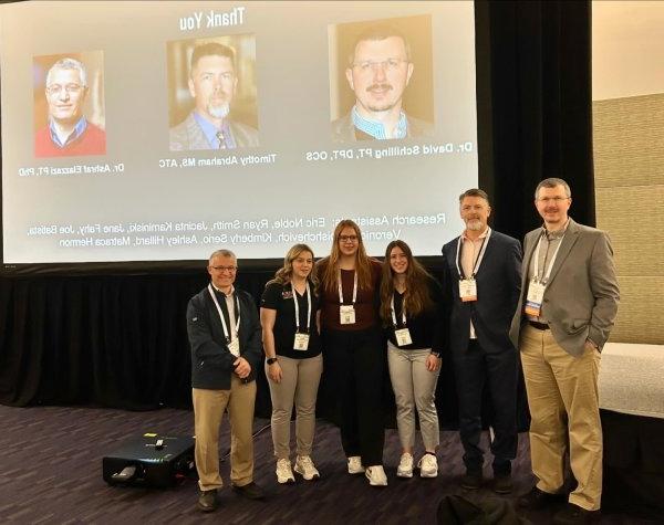 PT Students and faculty present at American Physical Therapy Association Conference 2024.
